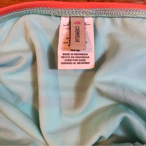 David Cremeux woman’s size medium two piece striped swimsuit. - Picture 9 of 9